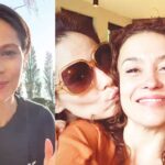 Ongelooflijk: Katja Schuurman en Igone de Jongh, exen van Thijs Römer, nu dikke vriendinnen