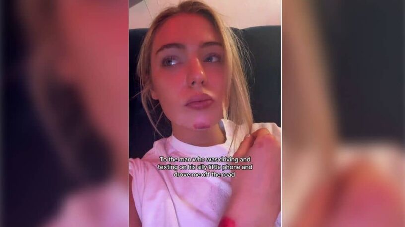 Jutta Leerdam flink gewond na heftig verkeersongeval