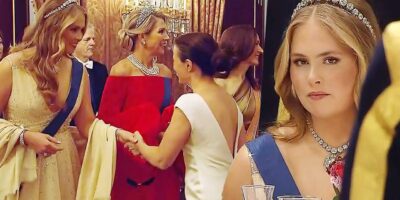 Prinses Amalia maakt tongen los met gewaagde look: ‘Diep decolleté’