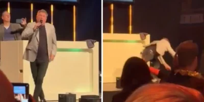 Wolter kroes maakt doodsmak door val van podium