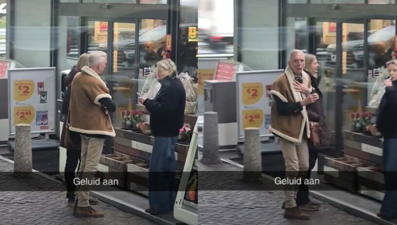 Martien Meiland schrikt zich rot bij tankstation en internet smult ervan
