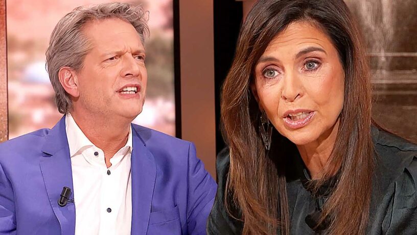 Sandra Schuurhof en Guido den Aantrekker vliegen elkaar in de haren live op tv