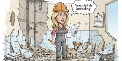 Zorgen om Bridget Maasland: Woont ze straks in een bouwval met torenhoge schulden