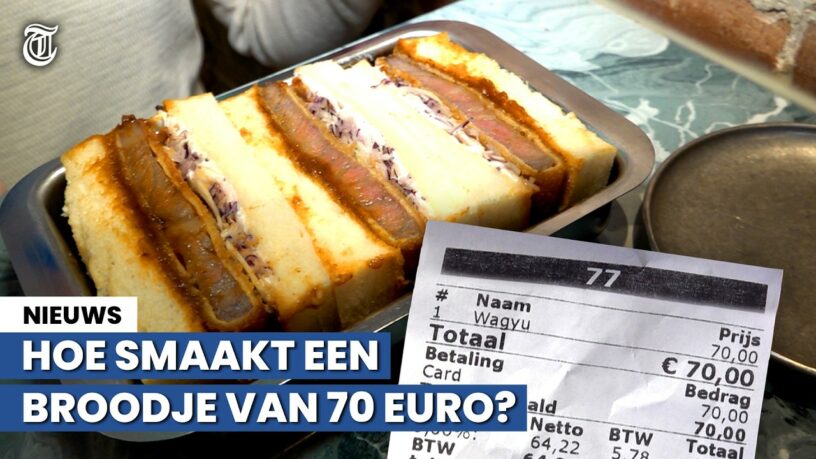 Waanzin in Amsterdam: 70 euro voor een ordinaire boterham