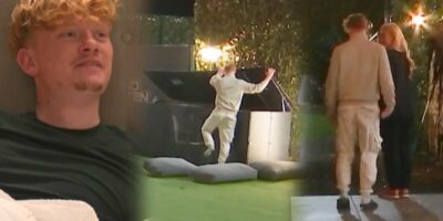 Intieme beelden uit De Bondgenoten: Hitsig koppel doet het in de tuin