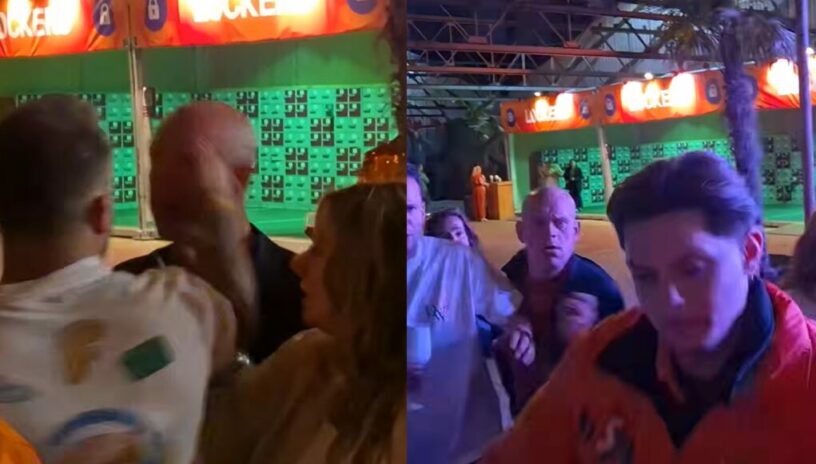 Video: Michael van Gerwen krijgt keihard klap in gezicht tijdens Koningsdag