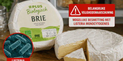 Gezondheidswaarschuwing: PLUS haalt biologische brie per direct uit de handel