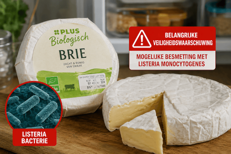 Gezondheidswaarschuwing: PLUS haalt biologische brie per direct uit de handel